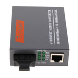 Max External Gigabit Ethernet Media Converter Single Mode Dual Fiber Transceiver