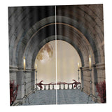Maxbell 2 Panels 3D Digital Print Curtain Drapes+Hook+Mute Ring, Home Decor Style_13