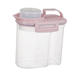 Maxbell Cereal Storage Container Storage Jars for Kitchen Baking Supplies Nuts 1.5kg pink