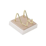 Maxbell Multifunctional Arm Display Stand Holder Placement Racks for Rocks Office M(champagne white)