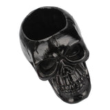 Maxbell Pen Holder Makeup Brush Black Skull Storage Box Tube Creative Desktop Decor
