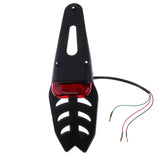 Max Fender LED Tail Brake Stop Light For Kawasaki KLR250 KLR650 KLX250 KX125 Red Lens