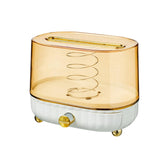 Maxbell Maxbell Tissue Box Cover Napkin Dispenser Transparent for Living Room Durable Modern Aureate