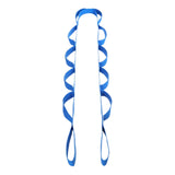 Maxbell Yoga Strap Stretch Band 12 Loops Non Elastic for Fitness Athletic Gymnastics Blue