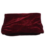 Max Pleuche Piano Single Stool Bench Cover Dustproof Protection Cover Burgundy