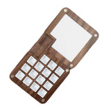 Maxbell Watercolor box Palette Travel Students Paint Pallet Artist Gouache Walnut Material