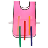 Maxbell Pull Tails Vest for Kids Child Outdoor Party Activity Game Vest Pink