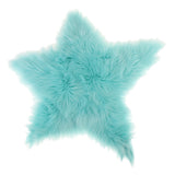 Max Plush Shaggy Area Rugs Fluffy Floor Carpet for Bedroom Bedside Light Blue