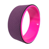 Maxbell Yoga Wheel Yoga Poses Auxiliary Exercise Muscle Wheel Soft Foam Yoga Roller Purple