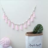Max Maxb Wooden Beaded Tassel Pendant Mosquito Net Wall Hanging Ornament Craft #2