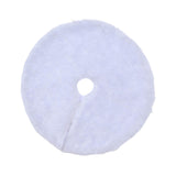 Maxbell Christmas Tree Skirt Traditional 14.96'' Thick for Party Wedding Holiday White