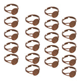 Maxbell 20x Adjustable Round Plate Ring Bases Copper