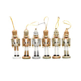 Maxbell 6x Christmas Nutcracker 13cm Wooden for Spring Festival Scene Layout Wedding
