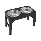 Maxbell Elevated Dog Bowls Raised Pet Bowl Stand Adjustable Height Feeding Bowl