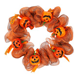 Maxbell 14" Halloween Wreath Door Hanging for Photo Props Window Haunted House