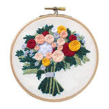 Max Full Range of Embroidery Starter Kit Bouquet Cross Stitch Crafts Style 2 - Aladdin Shoppers