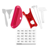 Maxbell 8in1 Cosmetic Samples Packing Tools Tubes squeezer for creams Cosmetic