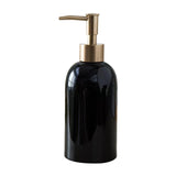 Maxbell Portable Hand Liquid Pump Bottle Empty Soap Dispenser for Makeup Mouthwash Black