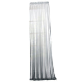 Max Window Valance Drape Gradient Color Sheer Voile Curtain Panel 140x245cm