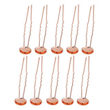 Max 10pcs copper hair clip hair pin DIY accessory blank base rose gold