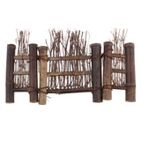 Max Maxb Mini Natural Bamboo Fence Screen Miniature Home Garden Bonsai Decor  4 S