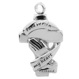 Maxbell Stainless Steel Cross Ash Urn Pendant Memorial Cremation Jewelry husband