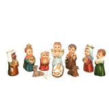 Maxbell 11Pcs Nativity Scene Manger Figurines Set Christmas Ornaments for Office