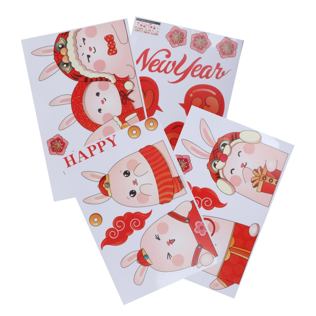 Maxbell Traditional Window Cling Sticker Window Decal for Bedroom Wedding Decoration 125cmx54cm
