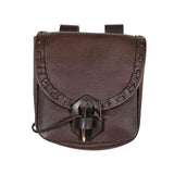 Maxbell Medieval Belt Pouch Durable Fanny Pack Purse Costume Accessories Brown