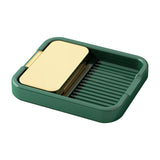 Maxbell Kitchen Pot Lid Holder Kitchen Tool Cooking Spatula Rack Multifunction Green