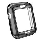 Maxbell Screen Protector Case for Apple Watch 3/2/1 42mm/38mm Cover 38mm black