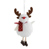 Maxbell Xmas Tree Hanging Pendant Tiny Home Decor for Holiday Outdoor Indoor Door Deer