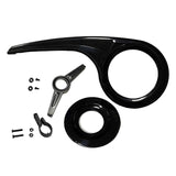 Maxbell Portable Bike Chain Guard Cover Crank Durable for Outdoor Riding Accessories Black,Full Set