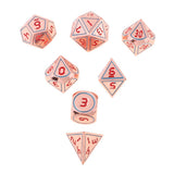 Max 7pcs Multi-sided Dice Polyhedral Dice Set for D&D RPG Table Game Dice H