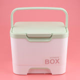 Max Multipurpose First Aid Nail Art & Makeup Supply Case Storage Organizer Box Light Green