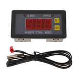 Max AC200 LCD Digital Temperature Temp Controller -55-120 Red 5A With Cover