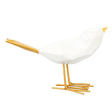 Maxbell Resin Simple Modern Decoration Origami Bird Ornaments Birthday Gifts Golden