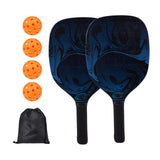 Maxbell Pickleball Racket Kit Wood Outdoor and Indoor Use for Beginners Accessories