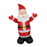 Maxbell Inflatable Santa Claus Light up Luminous for Christmas Lawn Decoration