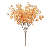 Max Artificial Eucalyptus Leaves Silk Simulation Leaves Bunch  Yellow