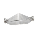 Maxbell Corner Shower Caddy Corner Shelf Rustproof Shower Corner Organizer for Dorms Single Argent