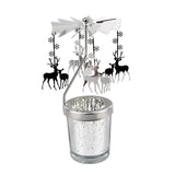 Maxbell Romantic Rotating Candle Holder Candlestick for Home Ornament Elk