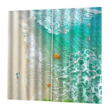 Max 2 Panel/Set 3D Print Curtain Drapes for Living Room Bedroom Beach