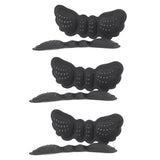Maxbell 3 Pairs Anti-Slip Shoe Inserts Heel Grips Pad Insoles Liner Cushions Black Thick