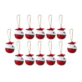 Maxbell 12x Bells Pendant Pendant Elements Craft for Christmas Tree Ornament Multicolor