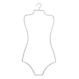 Maxbell Swimsuit Hanger Robes Outfits Dress Beachwear Rack for Laundry Closet Argent