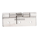 Maxbell Stainless Steel Spring Door Hinges Automatic Closing Adjustable Silver