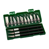 Maxbell 13Pcs Precision Knife Set Replacement Blade for Scrapbook Drawing Paper Black