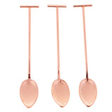 Max Stainless Steel Cocktail Swizzle Sticks Coffee Spoon Bar Tools copper