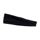 Maxbell Sports Headbands Wide Headbands Workout Headband for Men Exercise Travel Black